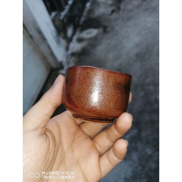 Gốm NHẬT BẢN : Chung trà bizen hỏa biến – 56
