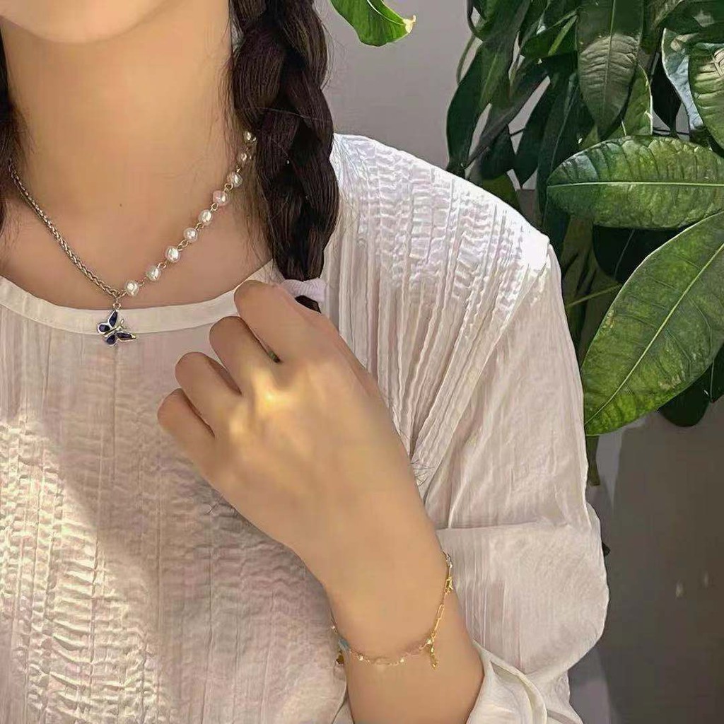 Vòng cổ nữ dễ thương nhẹ nhàng hàn quốc xinh xắn siêu xinh V129