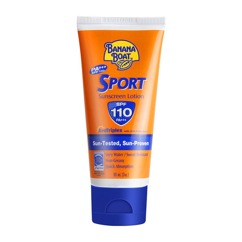 Banana Boat Super Sunscreen Milk Spf110 Mặt Bãi biển Ngoài trời Không thấm nước UV Học viên Quân sự Huấn luyện