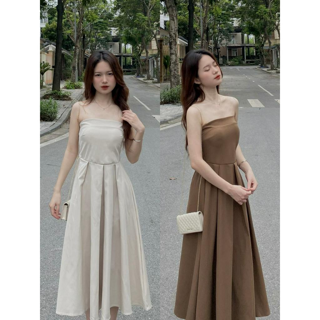 (Ảnh thật) Váy cup ngực sẵn mút ngực kiểu Hàn Quốc - 247store.vn - Vaycupnguc004122/p4k11