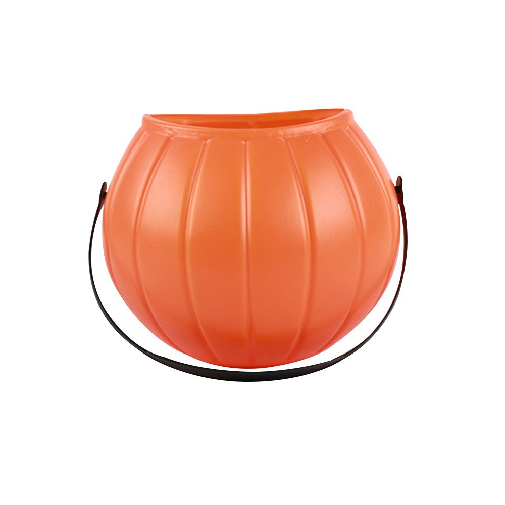 Here Xô đựng kẹo bí đỏ Halloween