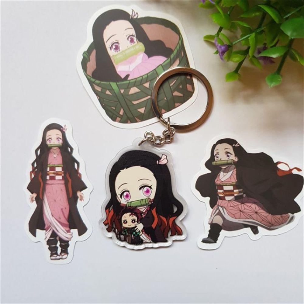 ROWANS Móc Khóa Hình Nhân Vật Shinobu Zenitsu Kimetsu No Yaiba