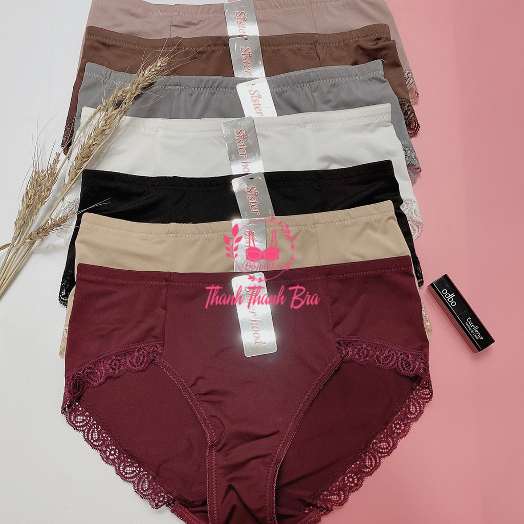 Quần lót nữ thái lan Sister hood  #472 – Chất thun lạnh, mịn màng, phối ren