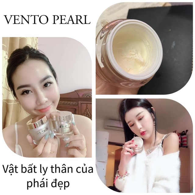 (Chuẩn AUT, mẫu mới) Kem dưỡng trắng da #VENTO PEARL Thụy Sĩ