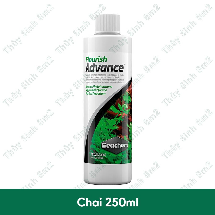 Phân Nước Bổ Trợ Seachem Flourish Advance - Tăng đề kháng, Kích rễ nảy chồi cho cây thủy sinh - 8m2