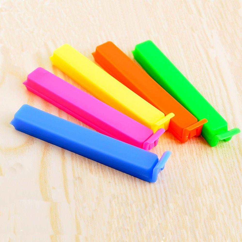 LAKAMIER Kẹp Niêm Phong Túi Thực Phẩm Thời Trang Màu Sắc Ngẫu Nhiên