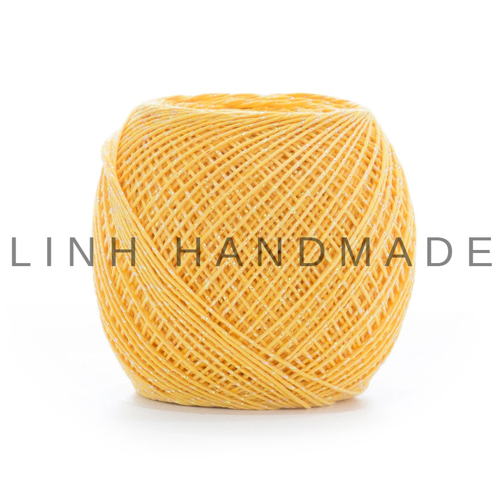 Sợi Lace Cotton Nhũ Kim Tuyến Craft Yarn( bảng màu 2)