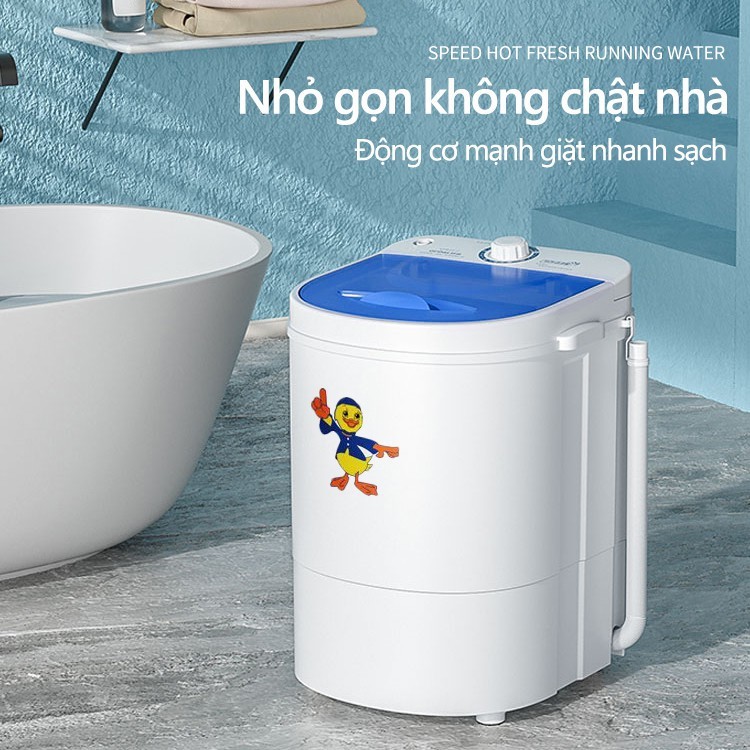 Máy giặt mini cao cấp Máy giặt vắt quần áo gia dụng mini Giá rẻ đặc biệt phù hợp dành cho học sinh sinh viên