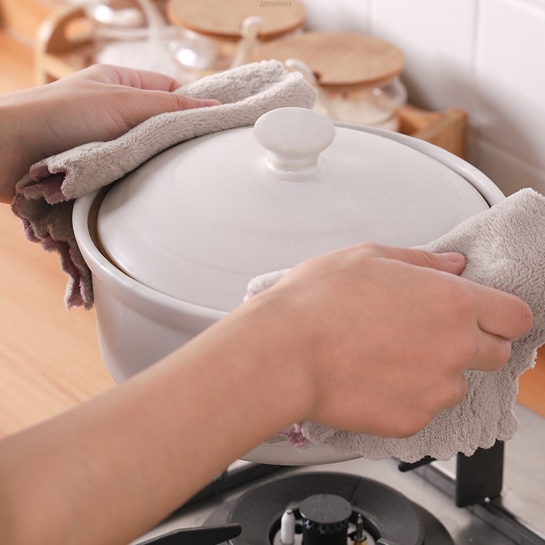 Khăn Lau Đa Năng, Lau Bếp, Lau Tay, Lau Bát Đĩa Siêu Thấm Hút Kt04