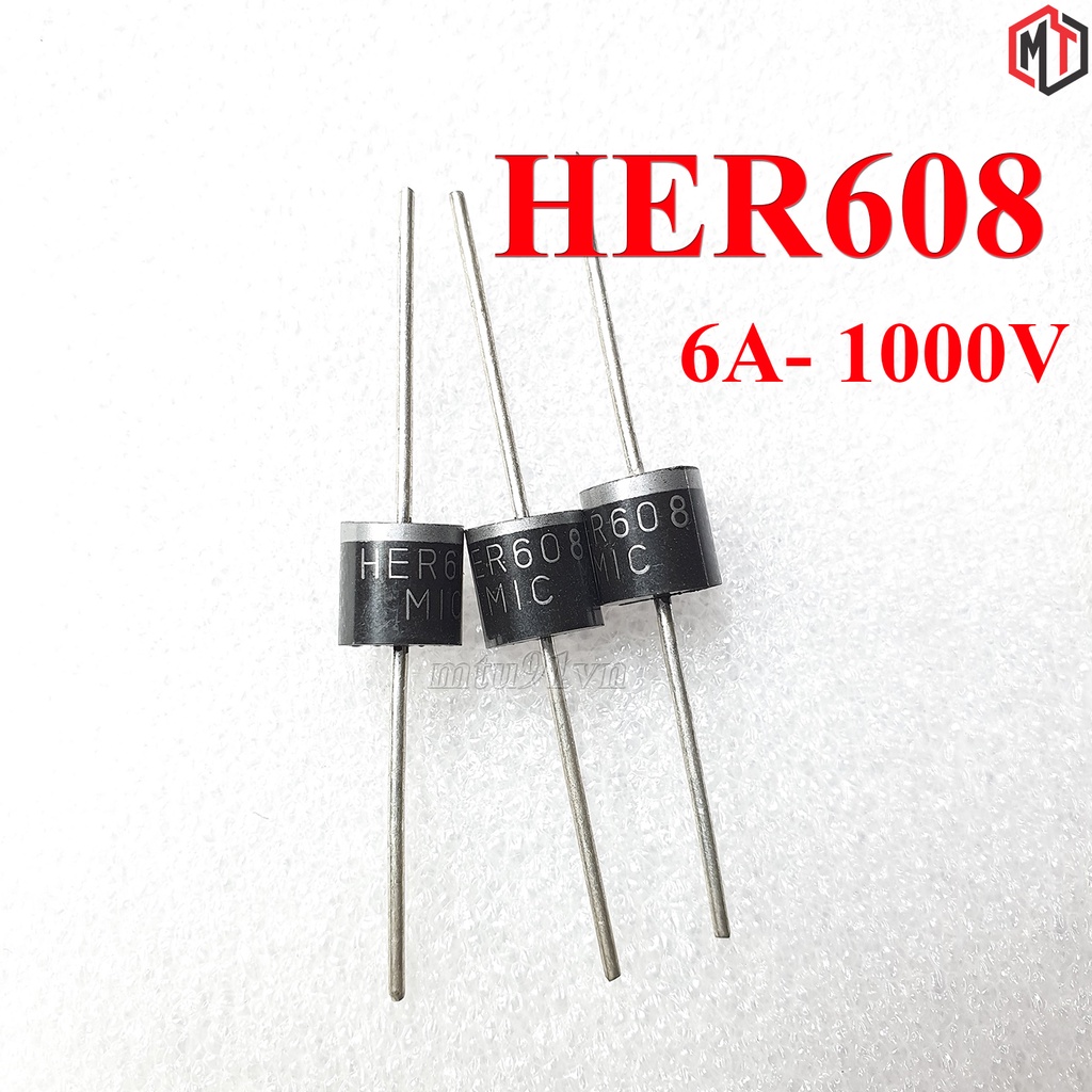 Bộ 10 chiếc - Diode xung HER608 6A 1000V