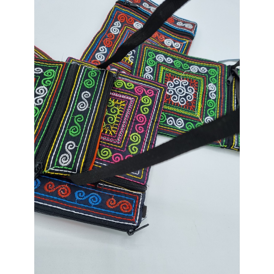 Túi đeo chéo vải thêu xinh xắn, khổ 11,5*16cm TC0314
