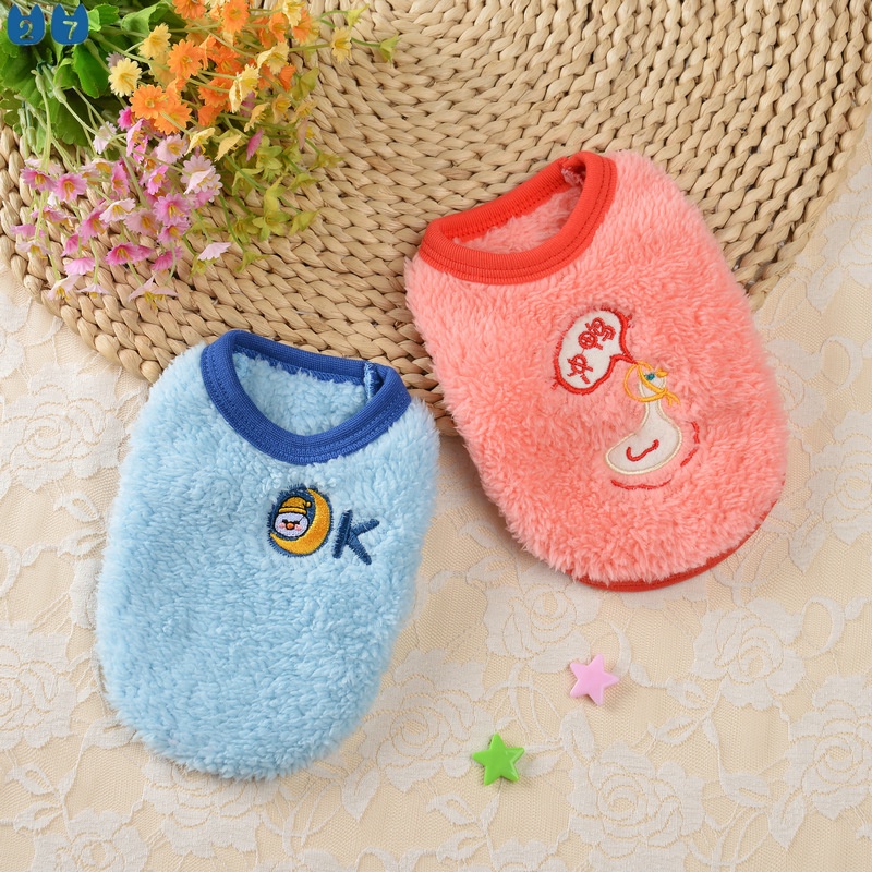Áo Khoác Len Giữ Ấm In Họa Tiết Dễ Thương Thời Trang Cho Cún Cưng 27Pets