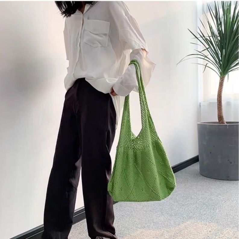 Túi Xách Đan Len Thời Trang Hàn Quốc Cho Nữ 2022