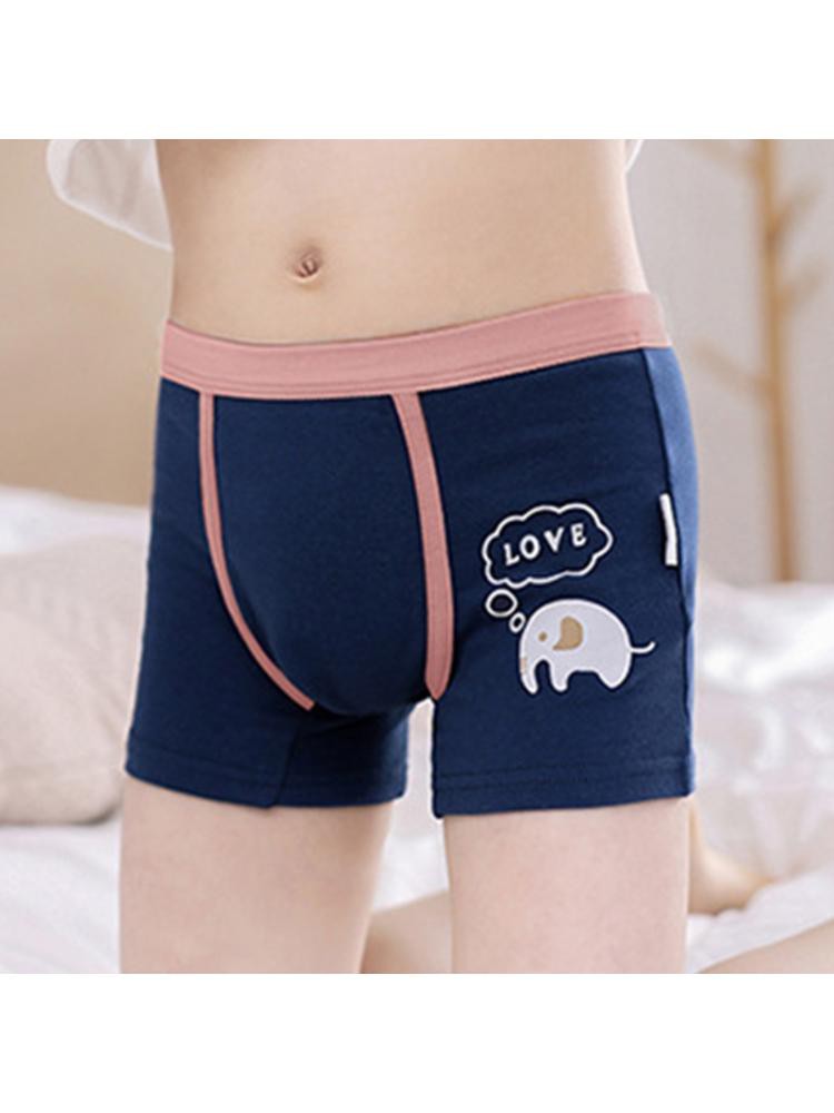 Set 4 Quần Lót Boxer In Hình Hoạt Hình Cho Bé Trai