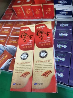 kem đánh răng hồng sâm
