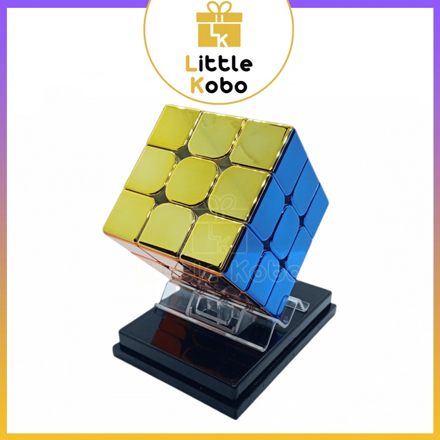 Rubik Cyclone Boys Metallic 3x3 M Mạ Màu Kim Loại Có Nam Châm Rubic Đồ Chơi Trẻ Em Phát Triển Trí Tuệ - Little Kobo