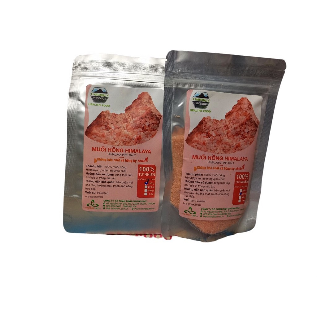 Muối Hồng Himalaya Organic 1Kg FREE SHIP Muối Hồng Himalaya Ngâm Chân Thải Độc Dạng Mịn