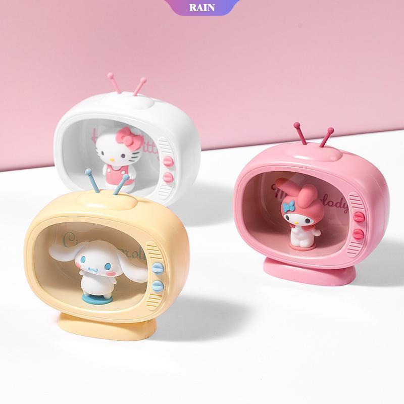 Phụ Kiện Sanrio Đèn Ngủ Hình Tv Hoạt Hình My Melody Cinnamoroll Hello Kitty Dễ Thương Làm Quà Tặng Cho Bé