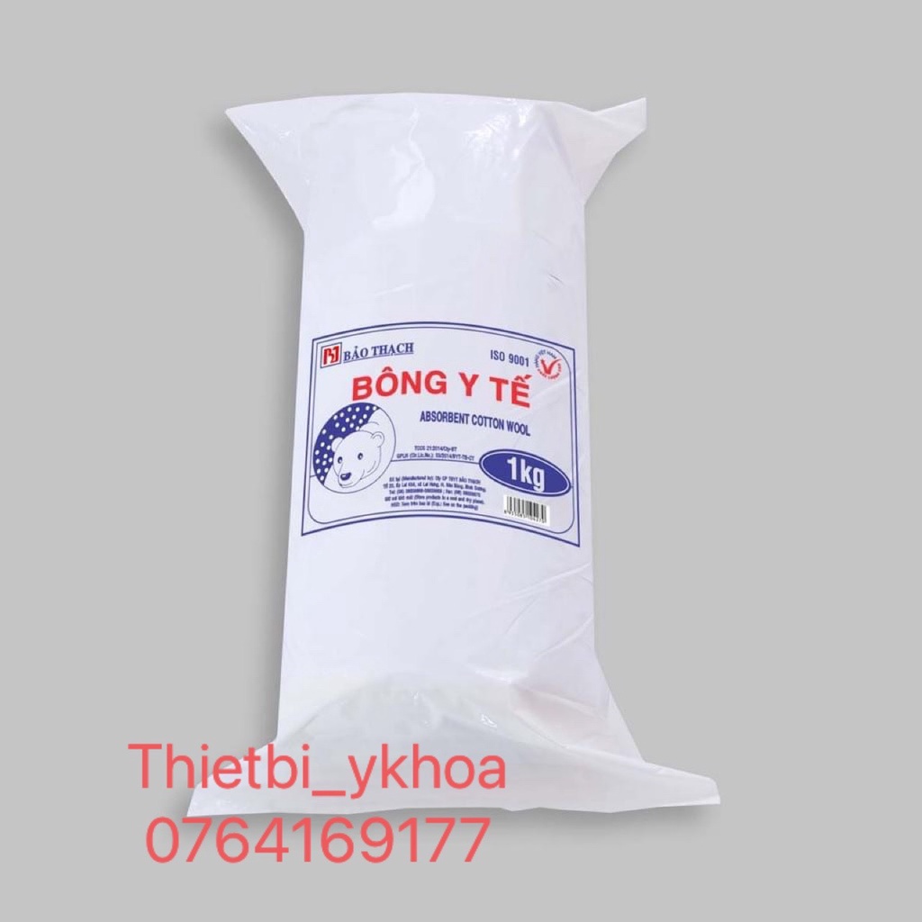 Bông Gòn Y Tế Bảo Thạch 500g/ 1kg ( Thấm hút nước ) - Bông Gòn Bảo Thạch - Bông Gòn