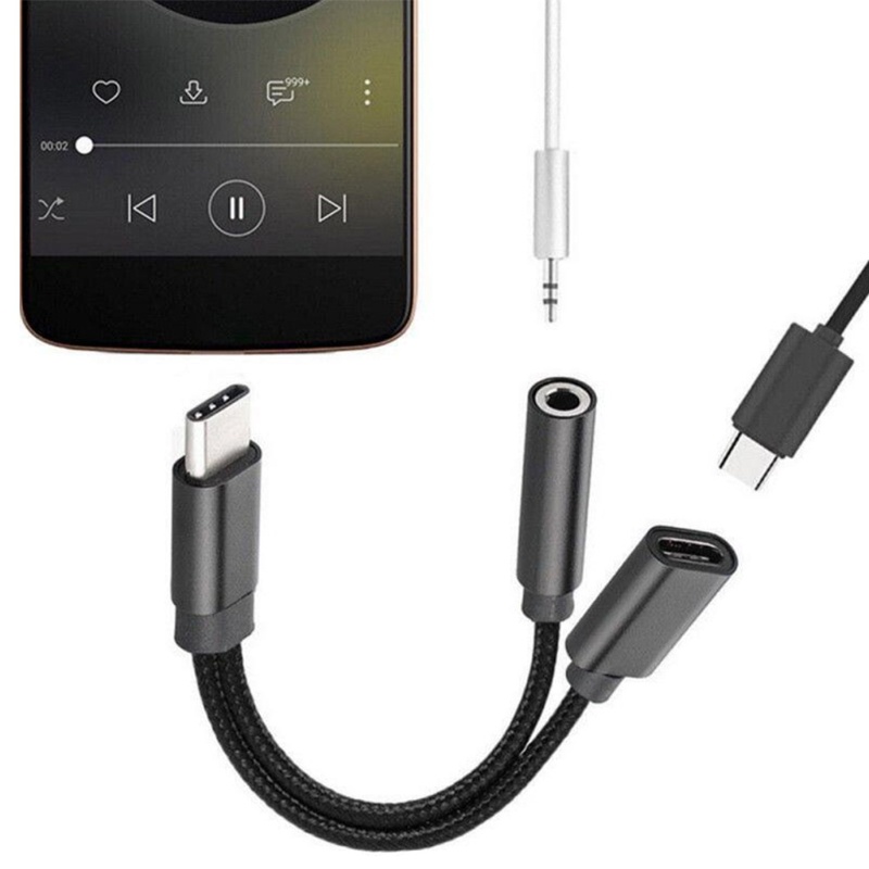 Dây Cáp Chuyển Đổi Đầu Type-C Sang 3.5mm Bằng Hợp Kim Nhôm Chuyên Dụng Cho Kỹ