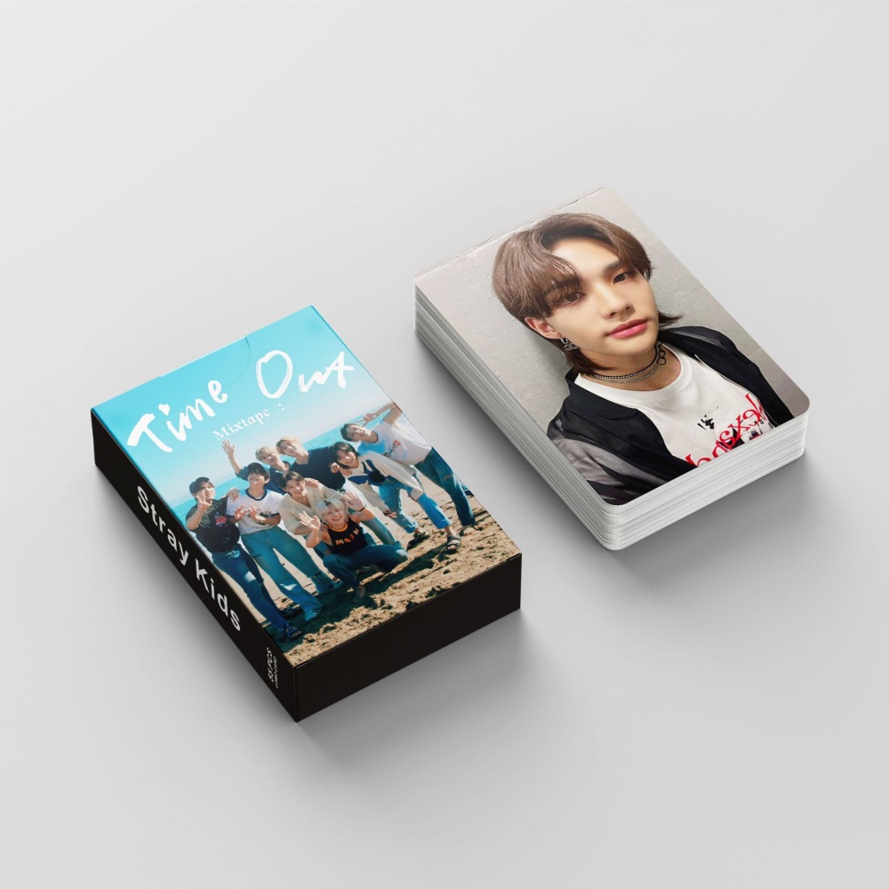 Set 55 Tấm Thẻ Ảnh Lomo Nhóm Nhạc Kpop STRAYKIDS