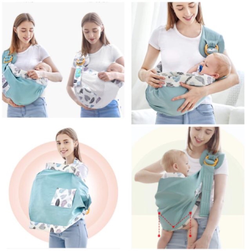 Địu võng siêu nhẹ cho bé 0-24m