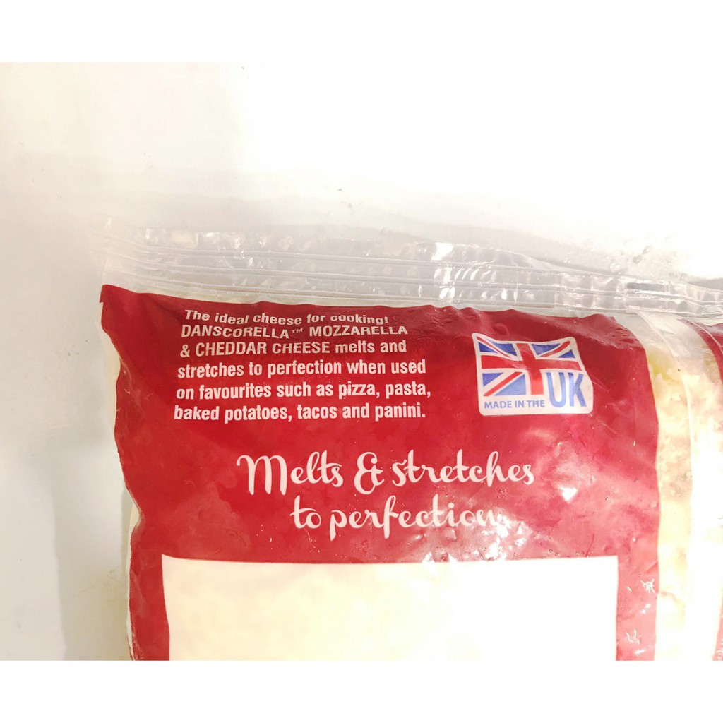 Phô Mai Mozzarella mixed Cheddar nhập khẩu Anh 2Kg