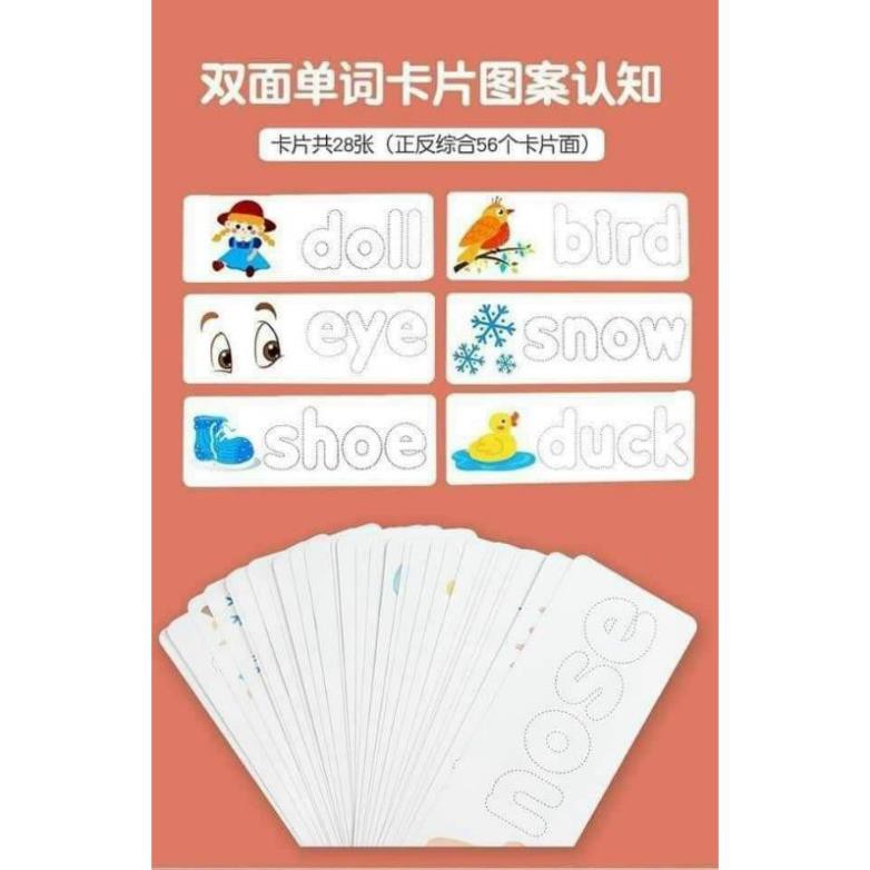 TRÒ CHƠI ĐÁNH VẦN CHỮ ABC BẰNG GỖ cho bé