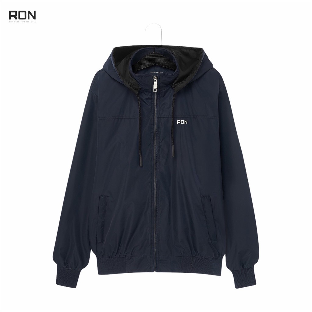 ▣Áo Khoác Dù Nam RON-RON2-Vải chống thấm, nắng-Có túi trong Nón tháo rời tiện