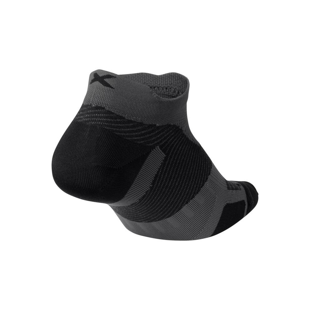 TẤT VỚ THỂ THAO NAM CHẠY BỘ 2XU VECTR UL LHT NS SOCKS ĐEN XÁM 2XUUA5041ETM