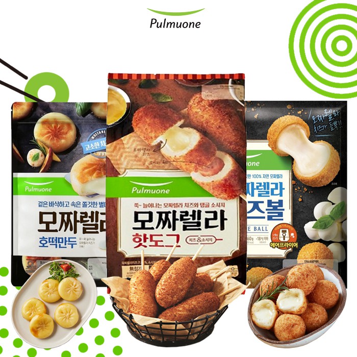 [Combo Hot giảm giá đến 20%] Bộ 3 set bánh nhân phô mai Mozzarella Pulmuone