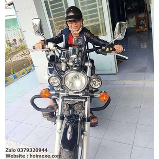 Đèn trợ sáng suzuki gz 150a 3 led, tặng kèm pass ốc vít