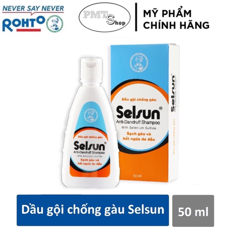 Dầu gội chống gàu Selsun 100ml Anti Dandruff Shampoo sạch nấm, hết ngứa da đầu 50ml