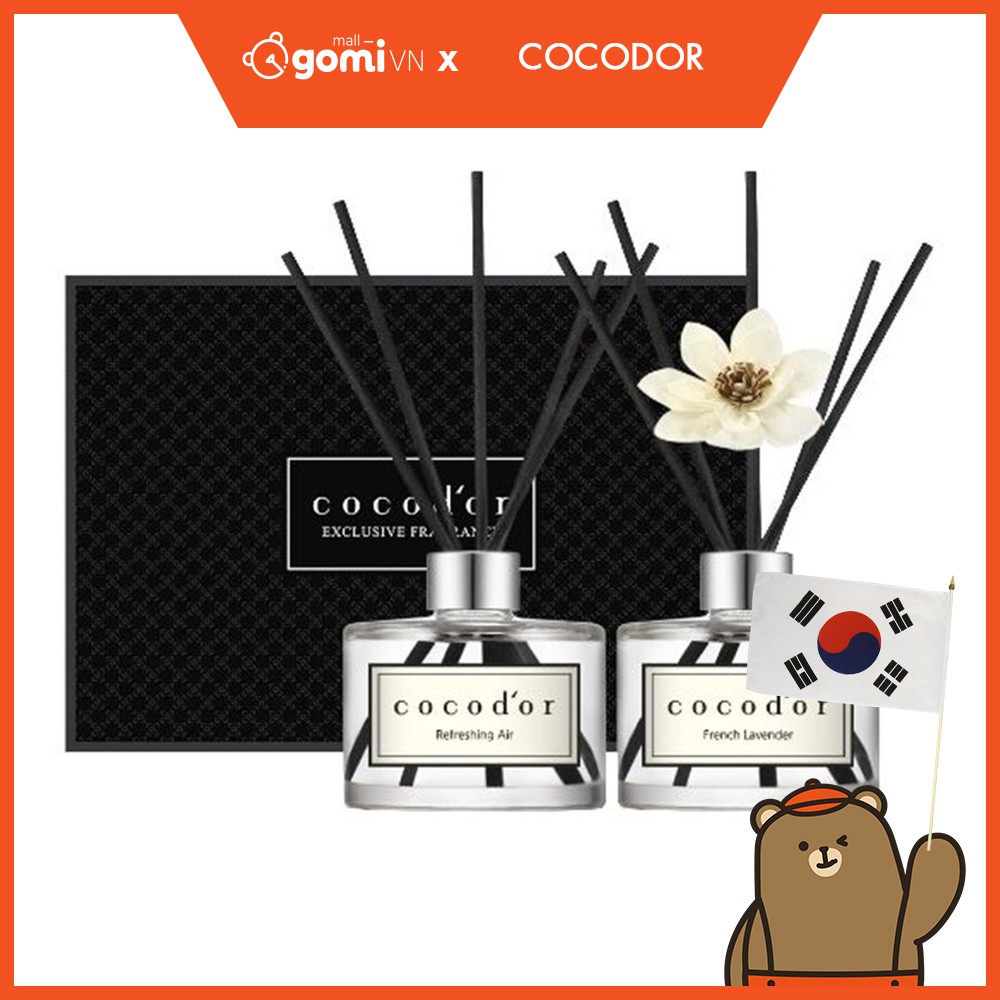 Hộp Quà Tặng Tinh Dầu Tán Hương Cocod'or Gift Set Reed Diffuser 200ml Gomi Mall