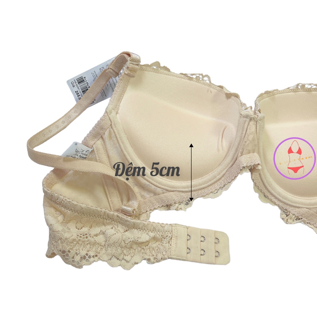 Áo ngực ren mút dày 5cm cao cấp siêu đẩy,siêu nâng tạo khe 029