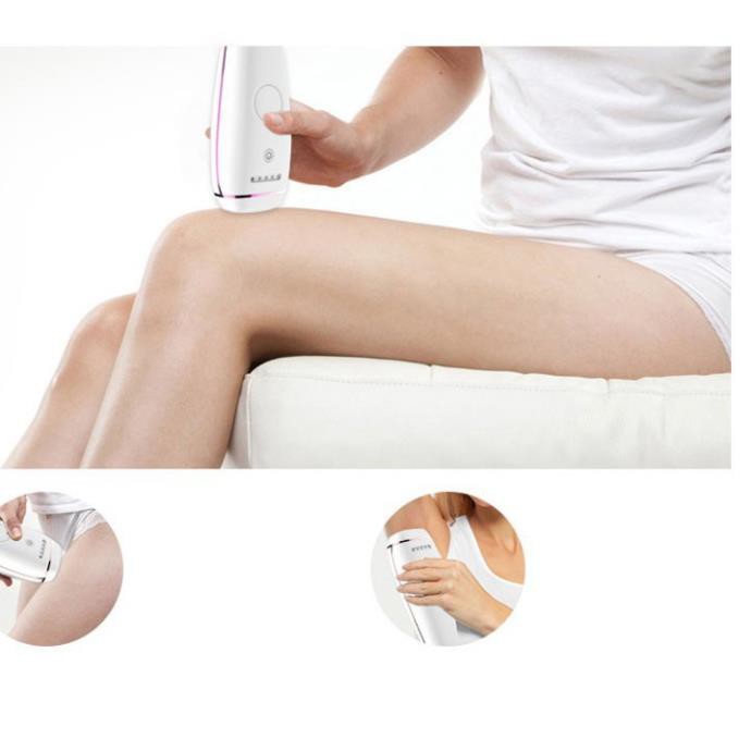 Máy triệt lông vĩnh viễn [BH 1 NĂM] công nghệ laser trẻ hóa làn da [TẶNG] Gel triệt lông, Kính bảo vệ mắt, Dao cạo lông