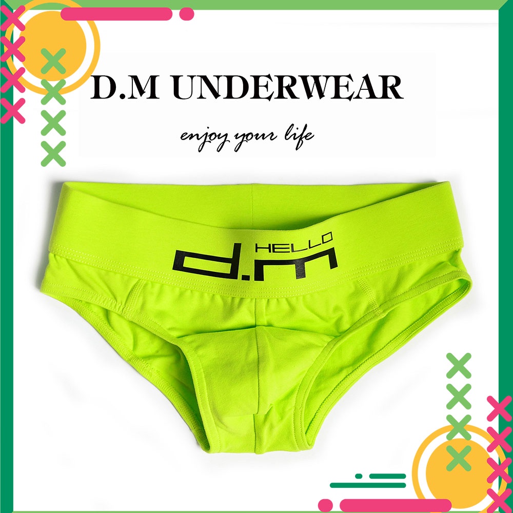 Quần xì nam xịn, quần sịp nam tam giác thun cotton cao cấp HELLO D.M