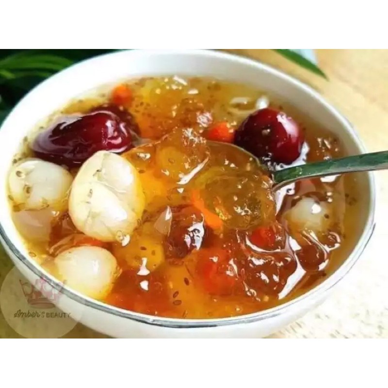 Set Chè Dưỡng Nhan 12 Vị Thanh Mát Đẹp Da - Nguyên Liệu Sạch Nấu 7-8 Bát