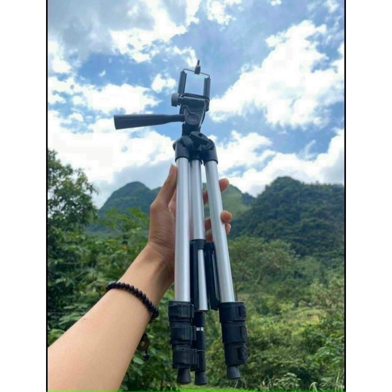 Gậy livetrym 3chân thân kim loại