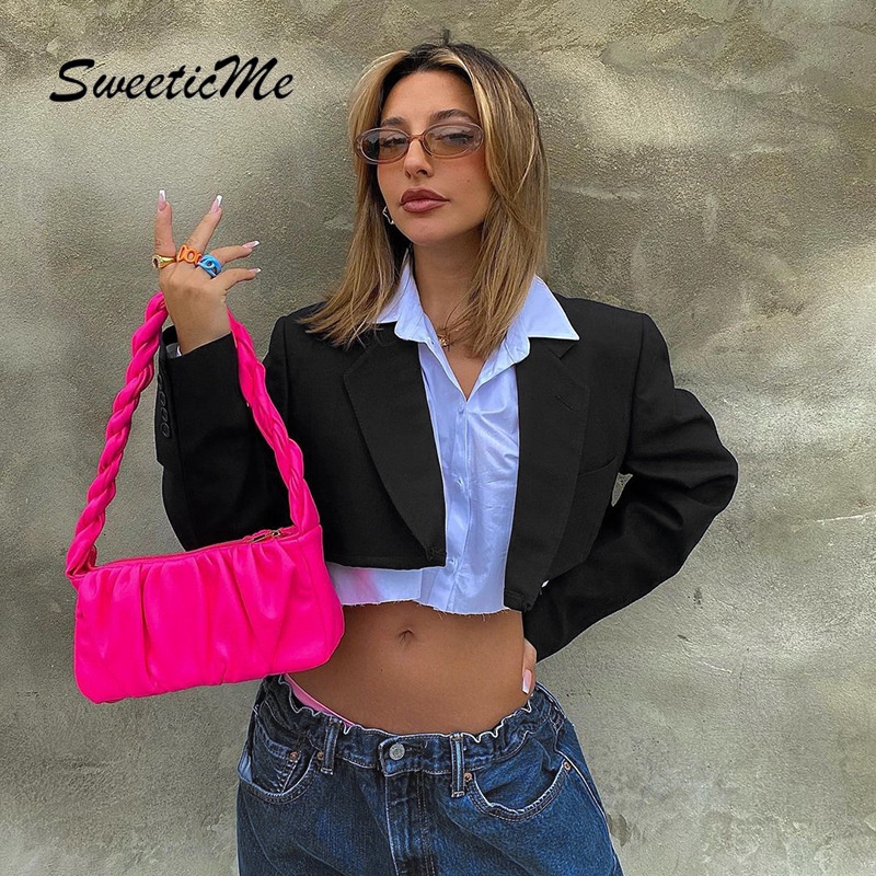 Áo khoác blazer SweeticMe dễ phối trang phục thời trang  cho phụ nữ