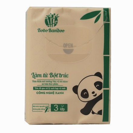 Giấy bỏ túi 01 gói tiện lợi BOBO BAMBOO Siêu Dai