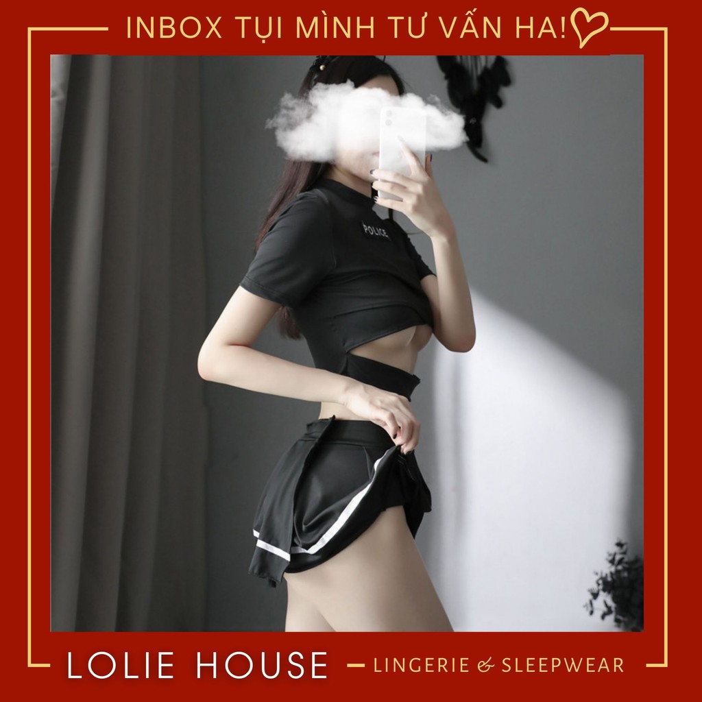 Cosplay cảnh sát sexy gợi cảm - Đồ cosplay sexy cảnh sát LOLIE HOUSE - CP32