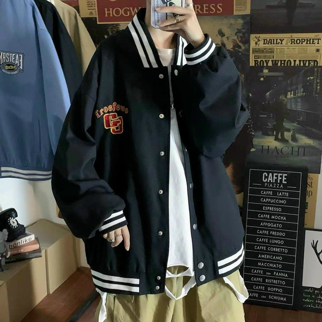 Áo Khoác Bomber In Logo Chất Liệu Dù 2 lớp Siêu Hot