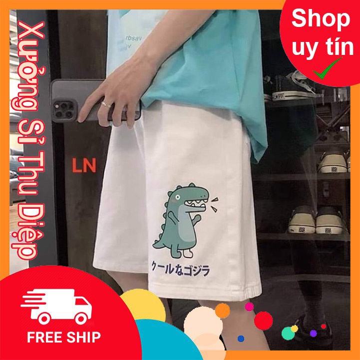Quần đùi khủng Long NAM NỮ chữ tàu ĐẸP CHẤT