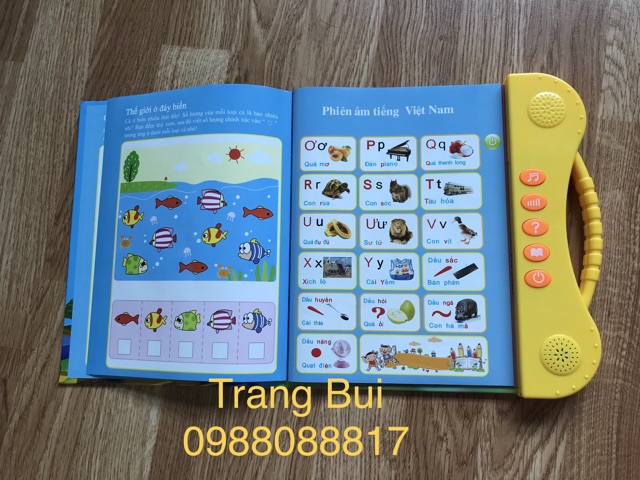 [Mã SRBACK101512 hoàn 20K xu đơn 0Đ] Sách nói điện tử song ngữ anh việt cho bé GGL