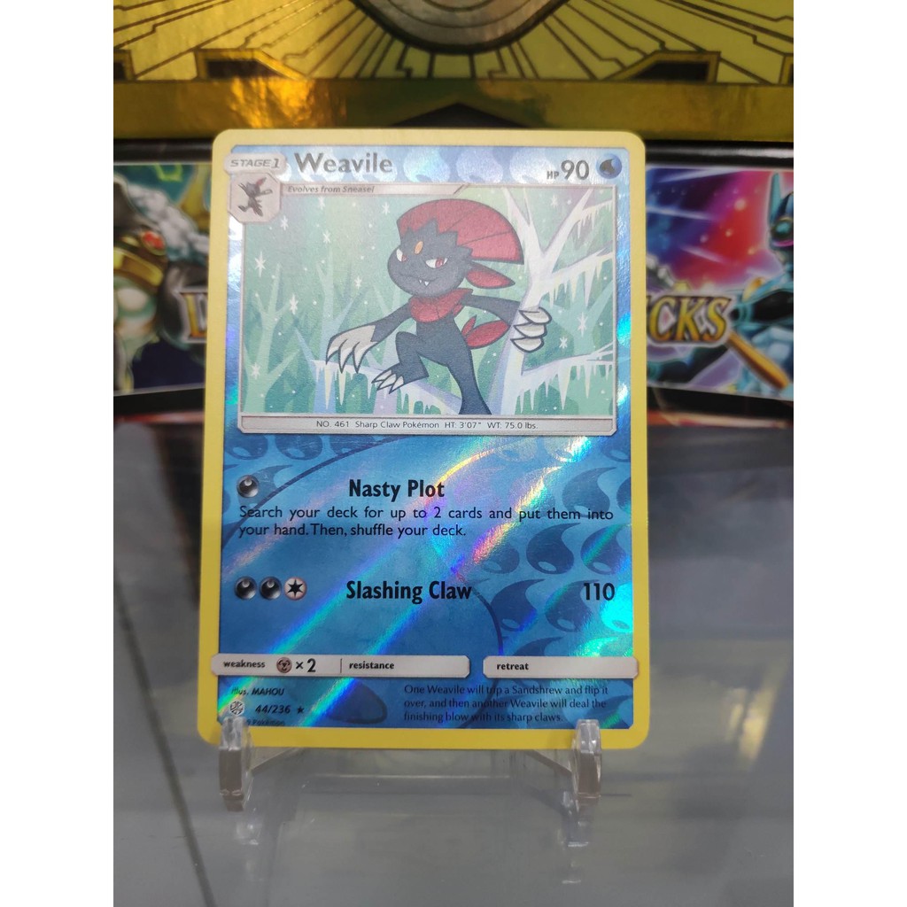[ Dưa Hấu Yugioh ] Lá bài thẻ bài Pokemon Weavile