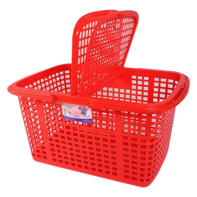 Giỏ Nắp, Giỏ Đựng Đồ Đi Sinh Size Nhí / Nhỏ Nhựa Duy Tân Có Nắp ,Làn đi sinh