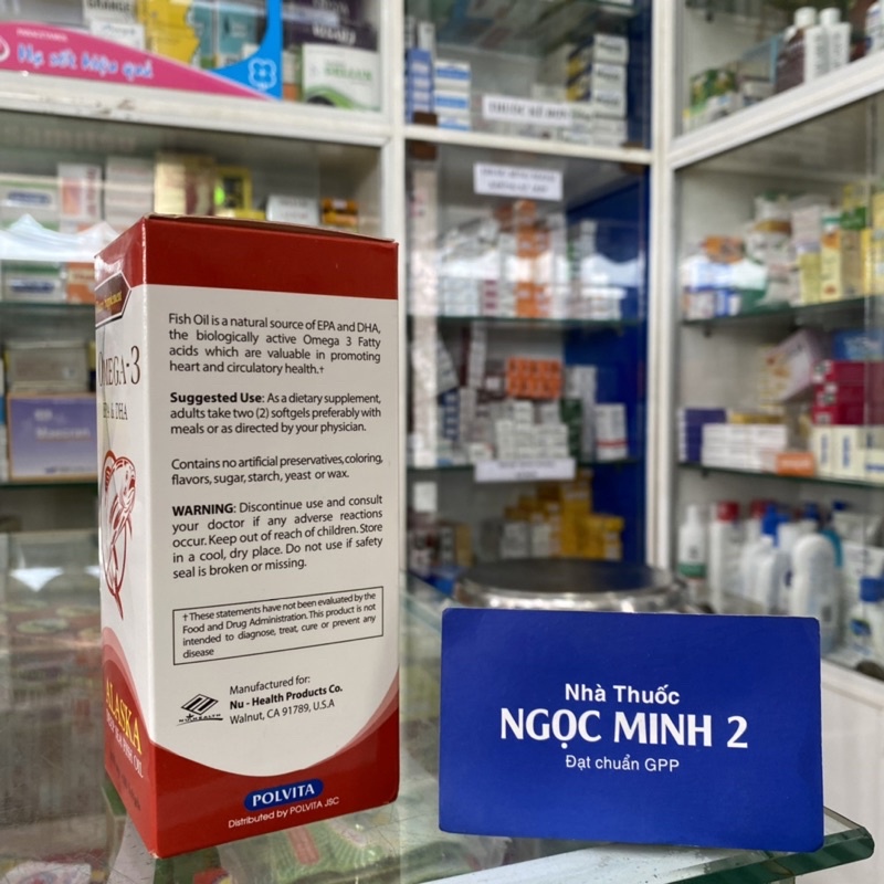 ✅ [Chính Hãng] Alaska Deep Sea Fish Oil Omega-3 Bổ sung dưỡng chất cho não giúp phát triển não bộ