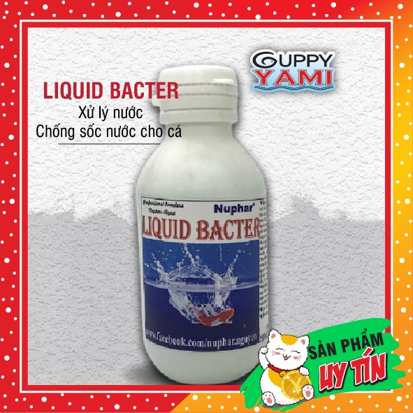 Liquid Bacter Nuphar - dung dịch chống sốc nước cho cá