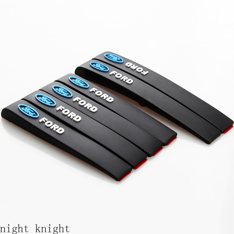 Set 6 miếng dán bảo vệ cửa xe hơi Ford bằng cao su chống trầy xước